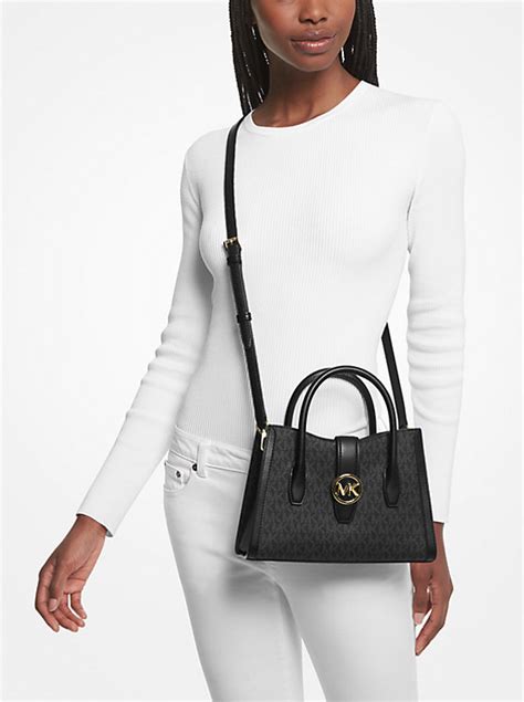 michael kors gabby satchel|Gabby Small Logo Satchel .